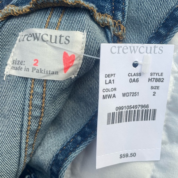 *NWT* J.Crew Crewcuts Toddler Girls Shortall - Picture 4 of 6